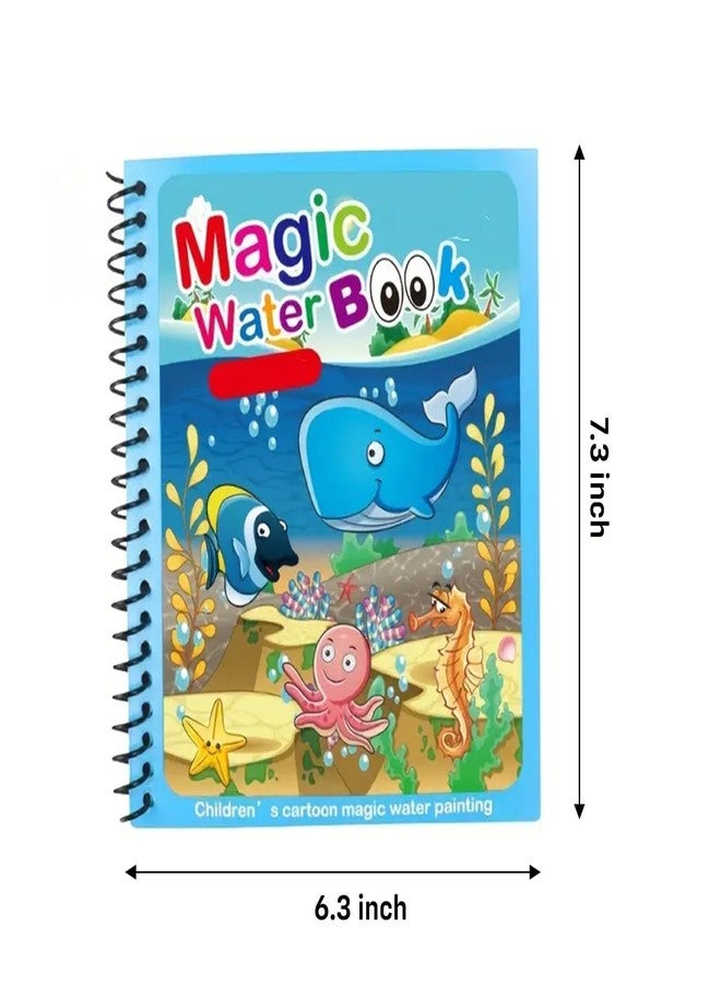 Acceptance Coloring Book for Kids Aged 6 to 12 | Propz Watercolor Book with Watercolor Brush Pen - Pieces Party Favors | Return Gifts for Kids Birthday Party | (6) - Image 4